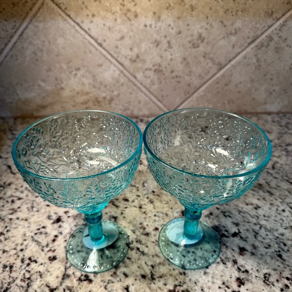 COPY - The Pioneer Woman Ditsy 14 oz Tritan Margarita cocktail  plastic glass s… - Picture 6 of 6